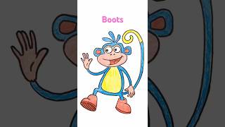 Draw a Boots - Dora the Explorer - together with Easy Pen