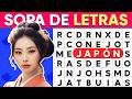 SOPA De LETRAS de JAPÓN