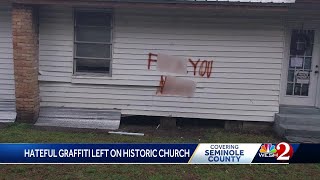 Deputies: Historic Oviedo museum vandalized with racist graffiti ahead of MLK Day