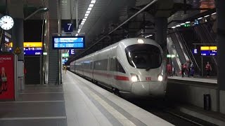 Vertrek DB Baureihe 411 / ICE-T Wittenberge op Berlin Hbf richting Hamburg-Altona