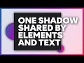 Multiple elements with one shadow with CSS