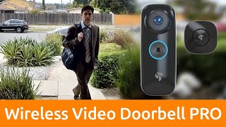 Toucan Wireless Video Doorbell PRO with Radar Motion Detection