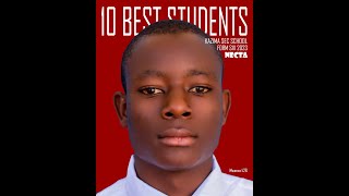 10 BEST STUDENTS FORM SIX 2023  NECTA  KAZIMA SEC SCHOOL.