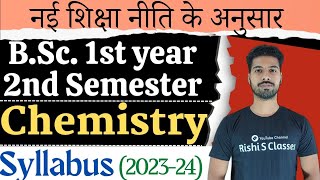 Bsc 2nd Semester Chemistry Syllabus 2023 | Bioorganic and Medicinal Chemistry