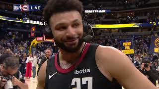 Jamal Murray talks the Game-Winner in Game 2 against the Lakers 🎤