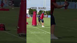 Will Levis at #Titans practice on Tuesday #tennesseetitans #atozsports #shorts #willlevis #nfl
