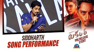 Siddharth Song Performance | Takkar Pre Release Event | Siddharth, Divyansha | Ntv ENT