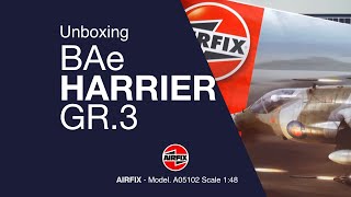 AIRFIX 1/48 BAe Harrier GR.3 mod. A05102 - Unboxing - Review