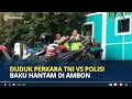 Duduk Perkara TNI Vs Polisi Baku Hantam di Ambon Berakhir Damai