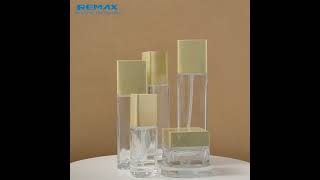 Cosmetic Containers Transparent Glass Bottles Cosmetic Packaging Set for Skincare