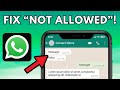 How to Fix this account is not allowed to use WhatsApp due to spam Problem Solution!! - Howtosolveit