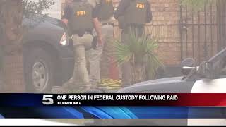 FBI: 1 Person Arrested in Raid North of Edinburg