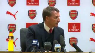 Arsenal 4-1 Liverpool - Brendan Rodgers Post-Match Press Conference 04/04/2015