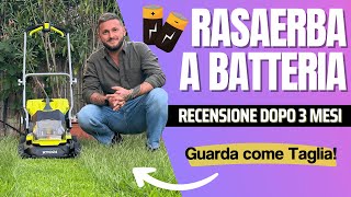 Questo RASAERBA A BATTERIA è davvero il MIGLIORE? | Test 3 mesi dopo