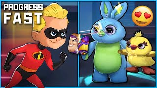 TOP 5 WAY FOR FAST PROGRESSION! | Disney Heroes: Battle Mode