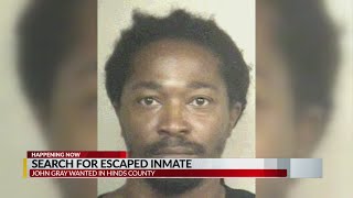 Search for escaped inmate