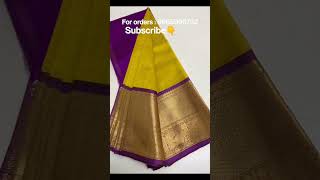 💐🌹Latest Mangalagiri Pattu Sarees for orders :9985996732