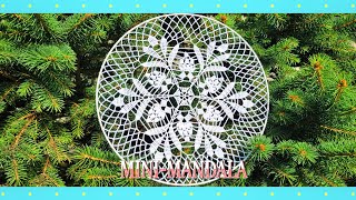 Mini-mandala na szydełku