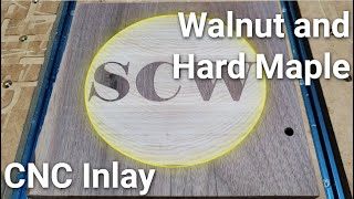 PrintNC Walnut and Hard Maple Logo Inlay