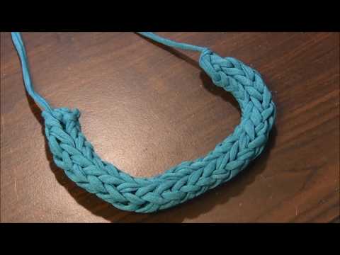 T-shirt Yarn Necklace T-shirt Yarn Necklace