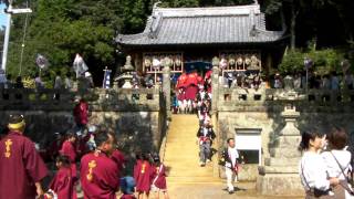 2011年山田町西多田秋祭り 「10/9 本宮 大歳神社 宮参り1」 24/30