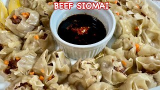 BEEF SIOMAI | BEEF SIUMAI | HOW TO MAKE BEEF SIOMAI SIMPLE AND EASY | PINOY SIMPLE COOKING