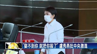 挨批開罰中火太激進 盧秀燕反批中央激進－民視新聞