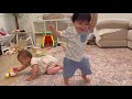 【双子育児】双子１歳３ヶ月の今日この頃♡性格が真逆な二卵性双生児｜ アメリカ子育て｜３児ママ｜国際結婚