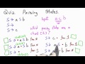 Parsing States Solution - Programming Languages