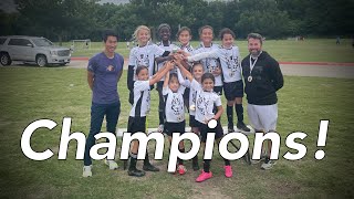 Champions! - McKinney Spring Classic Soccer Tournament - U9 Girls Final Match