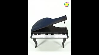 How to Make a Piano #shorts | DIY Cardboard Piano