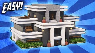 Minecraft: How To Build A Modern Mansion House Tutorial (#45)