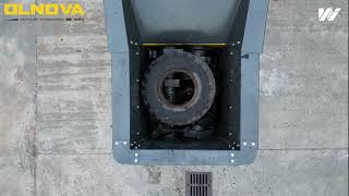 Olnova Model 5 Tyre shredding
