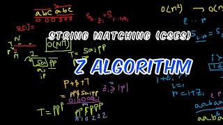 String Matching - CSES Problem Set (Z Algorithm)