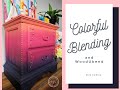 How to do Colorful Blending on Furniture and Woodubend Wood Appliques