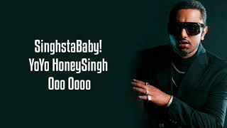 Billo Tu Aag Hein | Intrumental Lyrical Karaoke | Yo Yo Honey Singh| Singshta