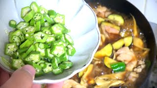 【自由研究】おくらのネバネバだけで餡掛け作れるか試した結果…【中華丼】