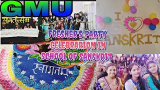 Fresher's Party Celebration2022😍#part1 GM University!Ankita Pradhan!School Of Sanskrit!Welcome Party