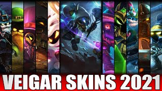 ALL VEIGAR SKINS 2021 - Including Astronaut Veigar Skin Spotlight (League of Legends)