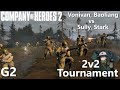 CoH2: 2V2 Elite Tournament G2 Vonivan,Baoliang vs Sully,Stark