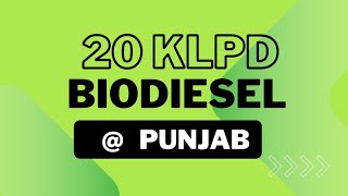 20KLPD BioDiesel Plant Installed in Punjab: For Inquiry contact: Shri Parth Petrochem: 98795 12153