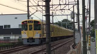 西武池袋線 17:07東久留米駅近く通過 2021.6.26