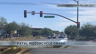 Motorcyclist dies in crash at Valencia Road and Oak Tree Drive