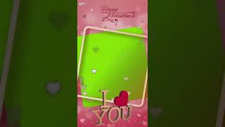 Valentine's day special status template #shorts #humvideo #whatsapp #greenscreen