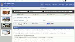 Court Order - Party Name-search - District Court Services