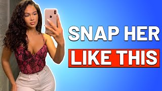 HOW TO SNAPCHAT A GIRL | #1 Way to Get a Girl on Snapchat