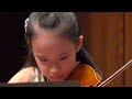 himari curtis recital 12years old ベートーヴェン ヴァイオリンソナタ第7番 ハ短調 作品30 2（第一楽章）