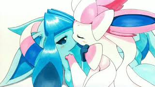 sylveon x Glaceon - love me like you do