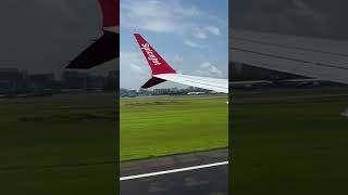 Spicejet mumbai flight landing #nanukhanvlogs #spicejet #goa #mumbai #flight