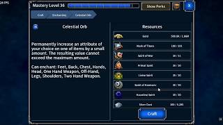 Eternium v1.3.31 Crafting Celestial Orb... (CRAFTING)